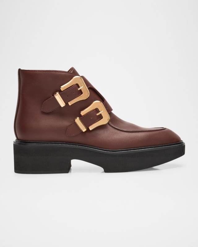 Apollo Leather Ankle Booties